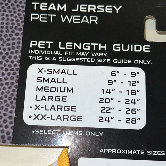 NFL WASHINGTON REDSKINS PET WEAR JERSEY SHIRT DOG XL - Picture 2 of 5